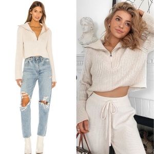 $148 TULAROSA RIB KNIT HENLEY LOVERS FRIENDS JOAH BROWN FRANKIE SHOP JACQUEMUS